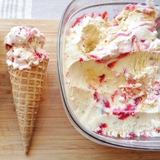 Raspberry Cheesecake Ice Cream