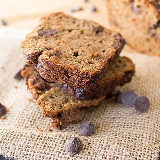 Paleo Chocolate Banana Bread