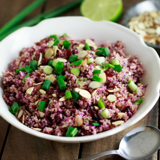 Red Cabbage and Quinoa Salad