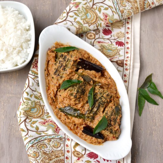 Stuffed Bittergourd Curry