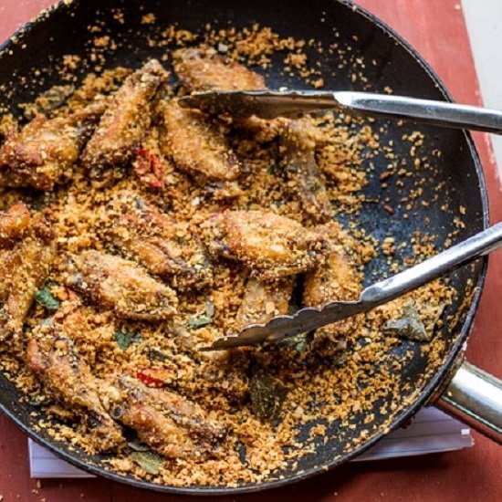 Crispy Nestum Cereal Chicken Wings