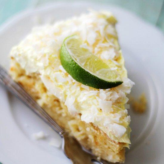 Coconut Lime Ricotta Cake