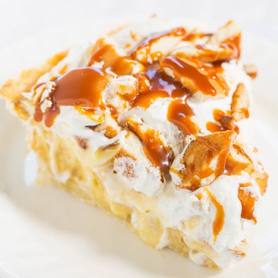 Easy Creamy Banana Pudding Pie