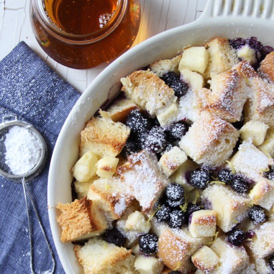 Blueberry Baked French Toast