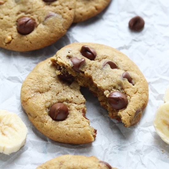 Peanut Butter Banana Cookies