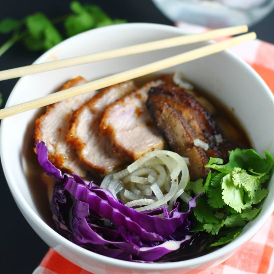 Pork Belly “Ramen” Noodle Bowl