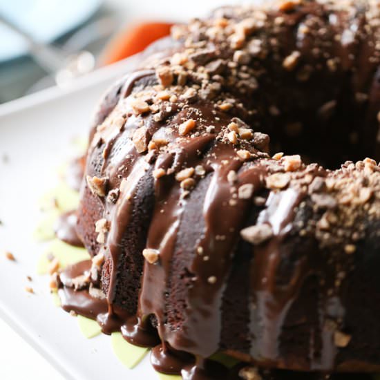 Guinness Chocolate Bundt Cake