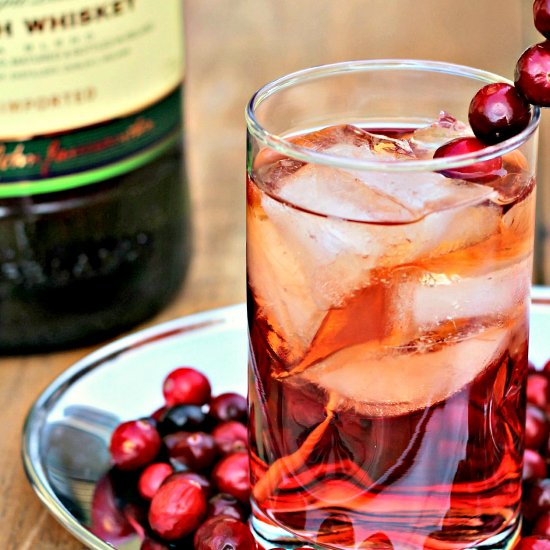 Jameson and Cranberry Cocktail