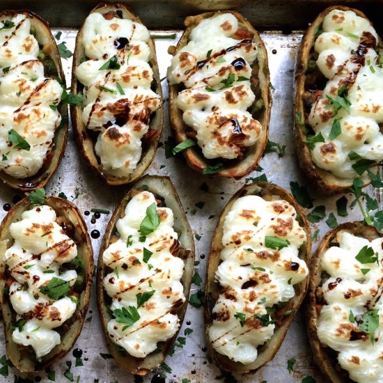 Shepherd’s Pie Potato Skins