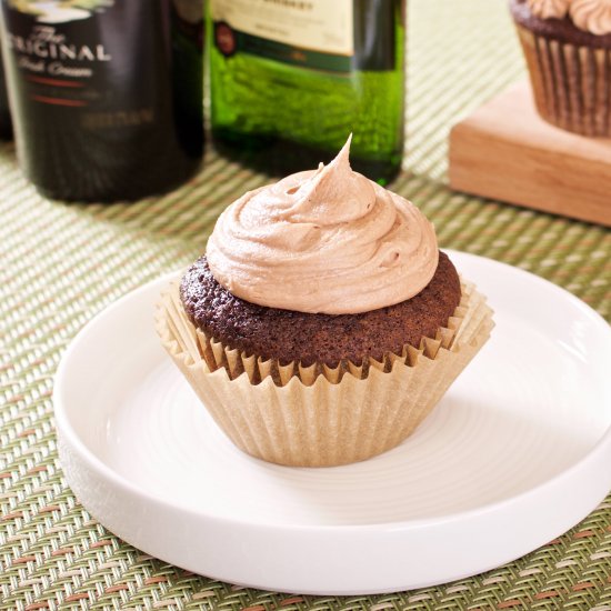 Drunken Chocolate Cupcakes