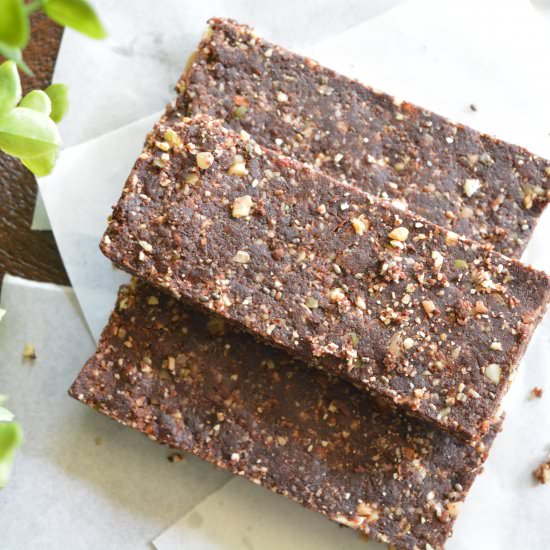 7 ingredient Raw Vegan GF Energy Bar