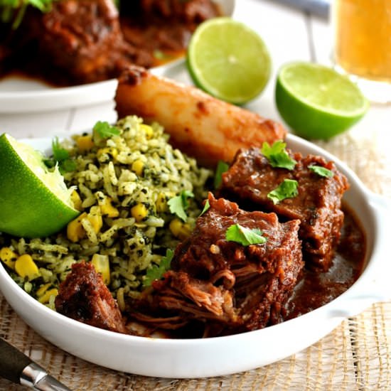 Fiery Fall Apart Mexican Beef Ribs