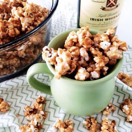 Irish Whiskey Salted Caramel Corn