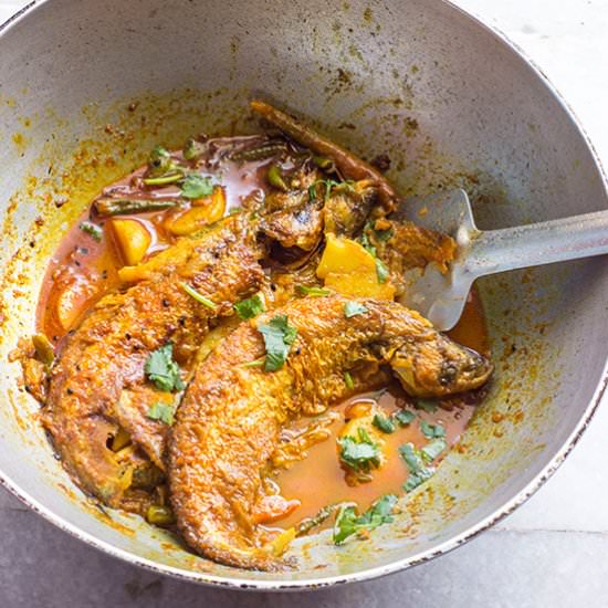 Spicy Pabda Fish Curry