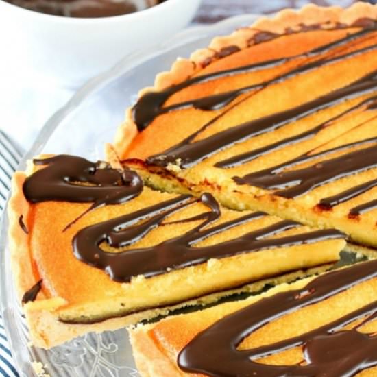 Dark Chocolate Orange Tart