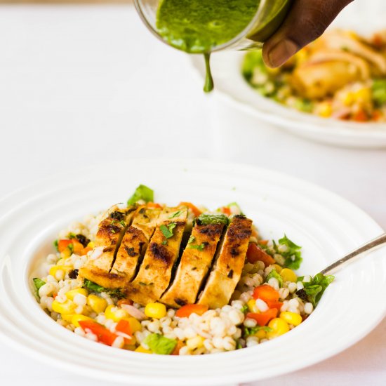 Barley Salad with Herb Vinaigrette