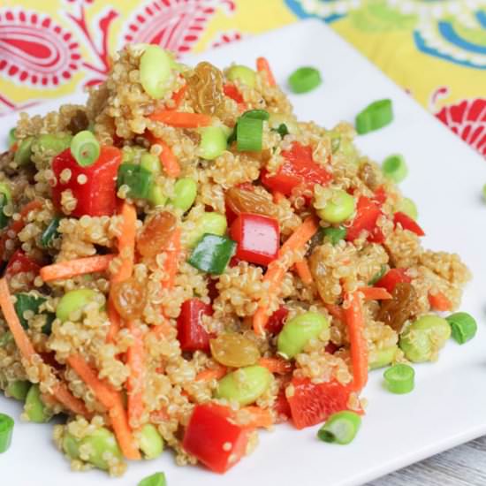 Asian Edamame Quinoa