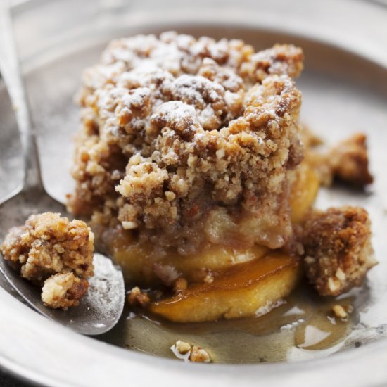 Drunken Apple Crumble