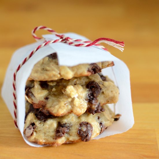 Chocolate Chip Banana Cookies