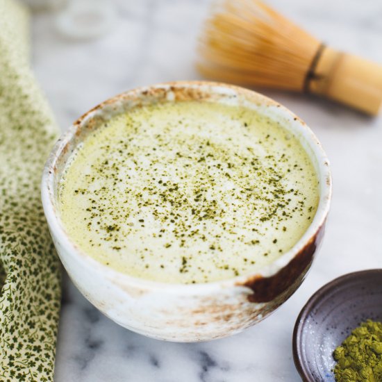 White Chocolate Matcha Latte