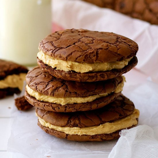 Brownie PB Cookie Sandwich