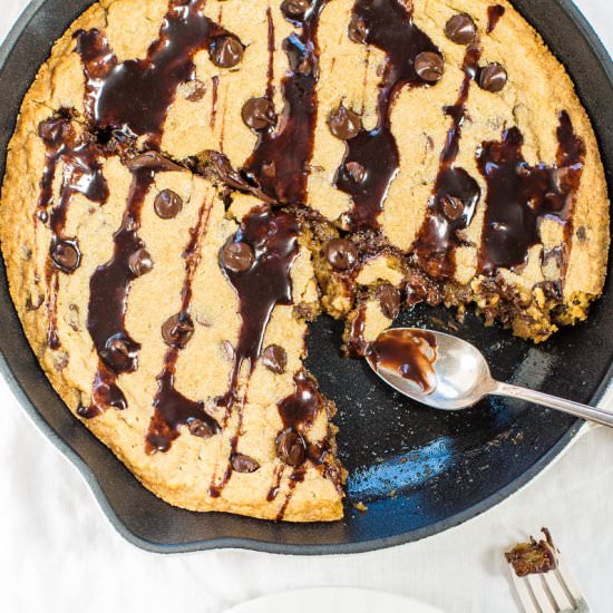 Chocolate Chip Skillet Cookie