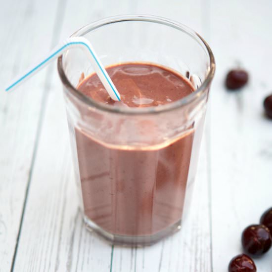 Chocolate Cherry Recovery Smoothie