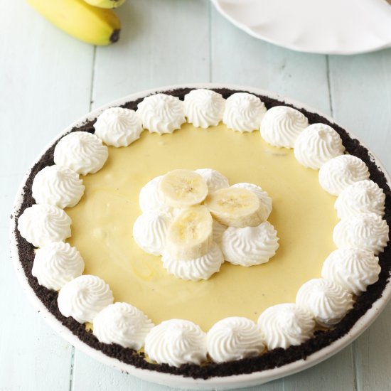 Banana Cream Pie Worthy of Pi Day