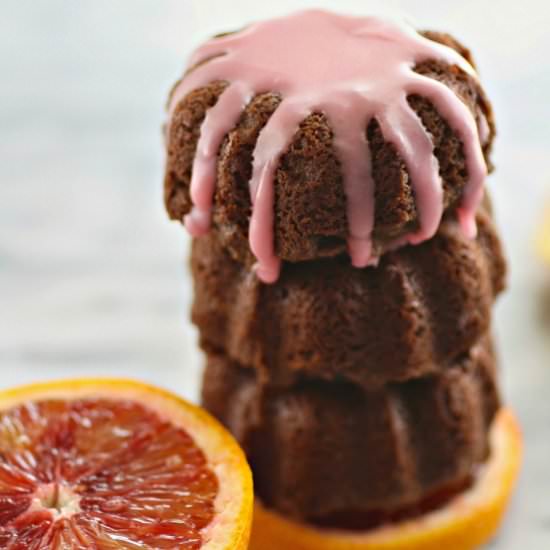 Blood Orange Chocolate-Ricotta Cake