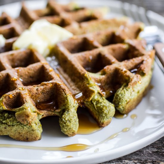 Matcha Waffles