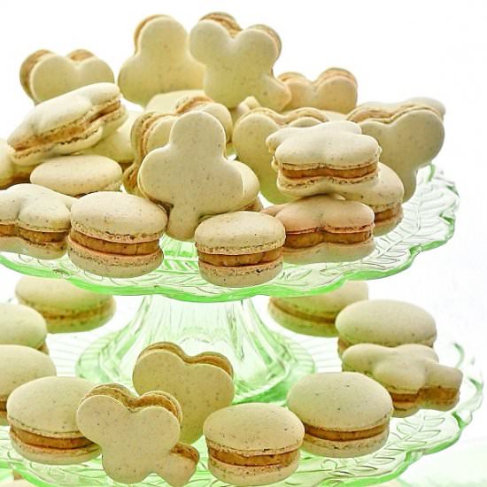 Shamrock Pistachio Macarons