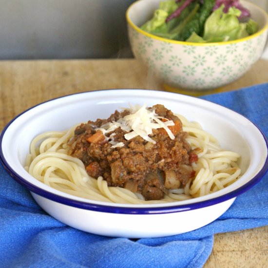 Slow Cooker Spaghetti Bolognese