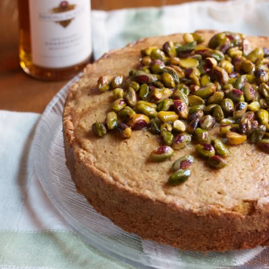 Pistachio and Rosemary Cake