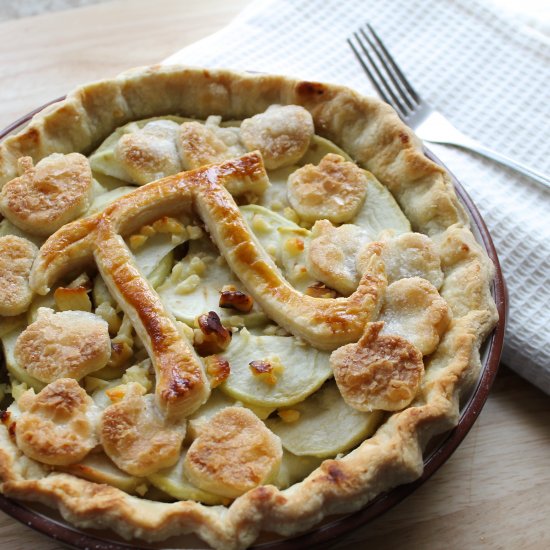 Apple & Wensleydale Pie