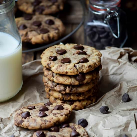 Browned Butter Chocolate Chip Cookie