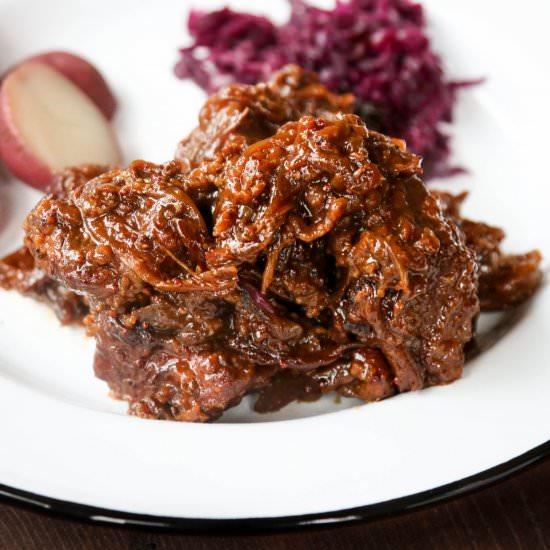 Flemish Beer Braised Beef & Onions