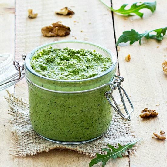 Arugula Walnut Pesto