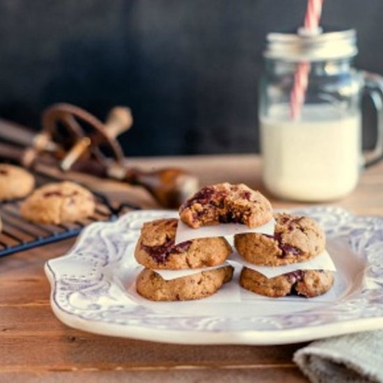 Chocolate Chunk Nut Butter Cookies