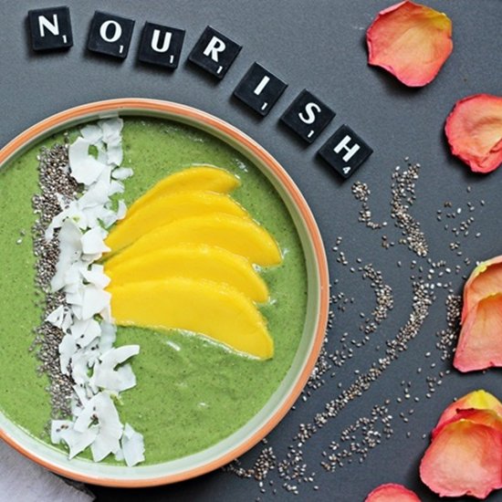 Sweet Green Smoothie Bowl