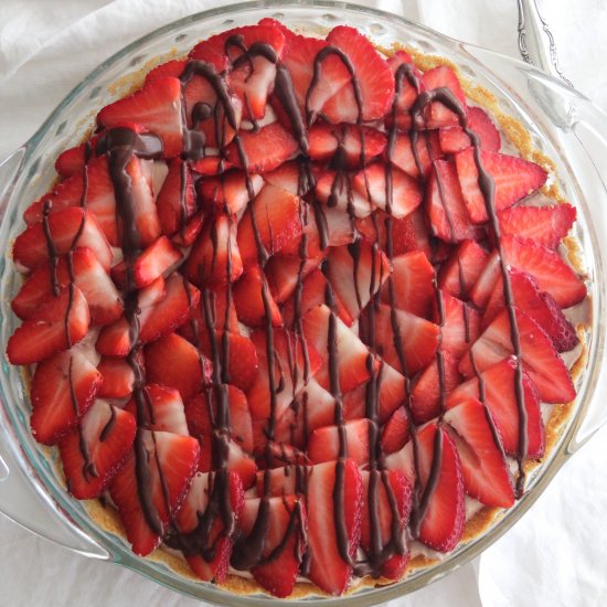 Chocolate-Covered Strawberry Pie