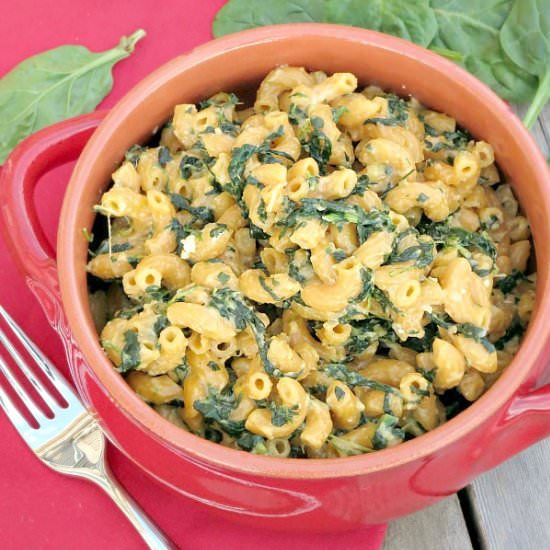 Spinach Macaroni and Cheese