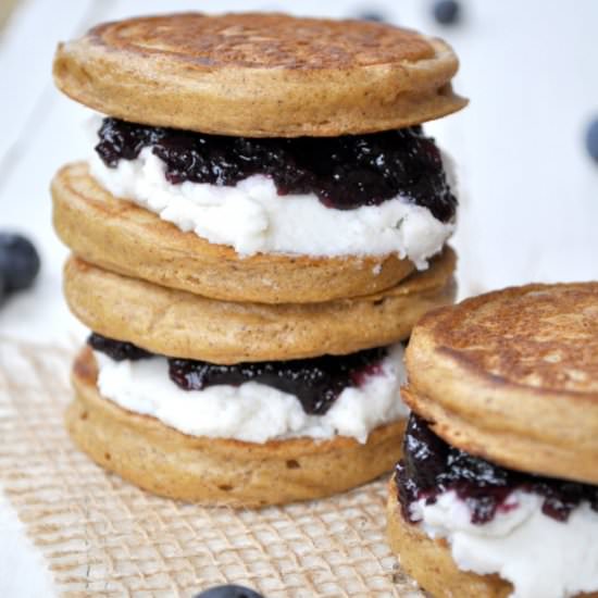 Healthy Pancake Sandwiches