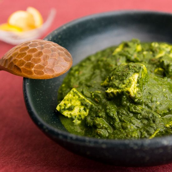 Vegan Palak Paneer