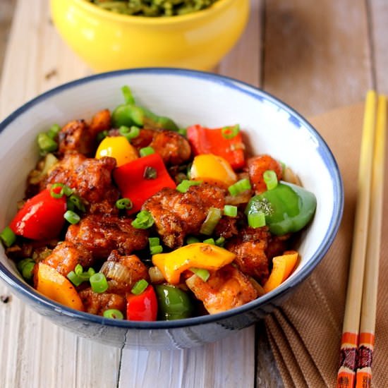 Mushroom Manchurian