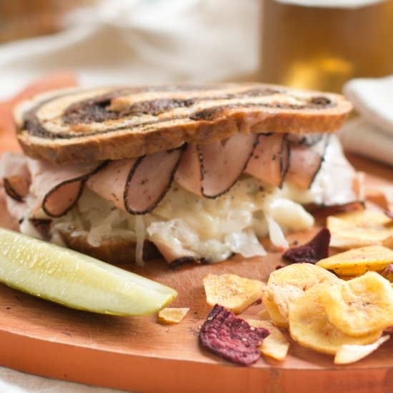 A Healthier Rueben Sandwich