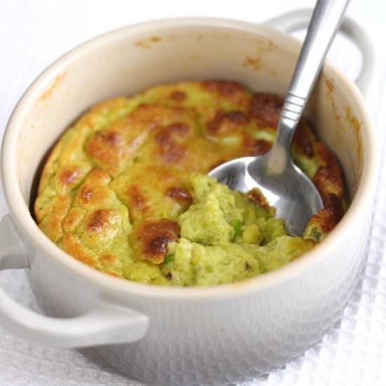 Cheesy Avocado Souffle