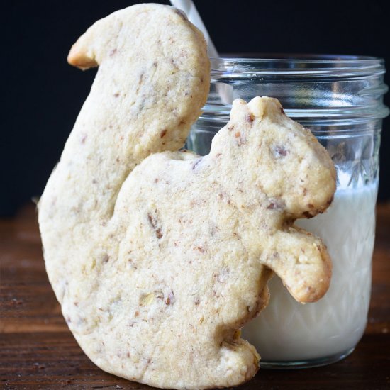 Nutty Pecan Shortbread Cookies