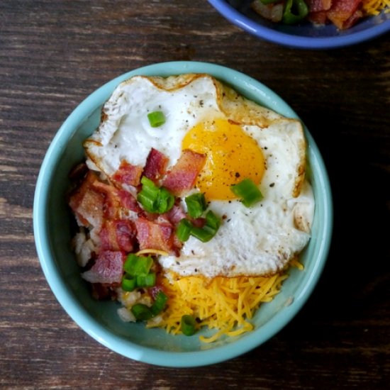 Savory Oatmeal Breakfast Bowls