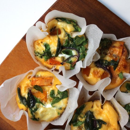 Roast Vegetable Frittata Mini’s