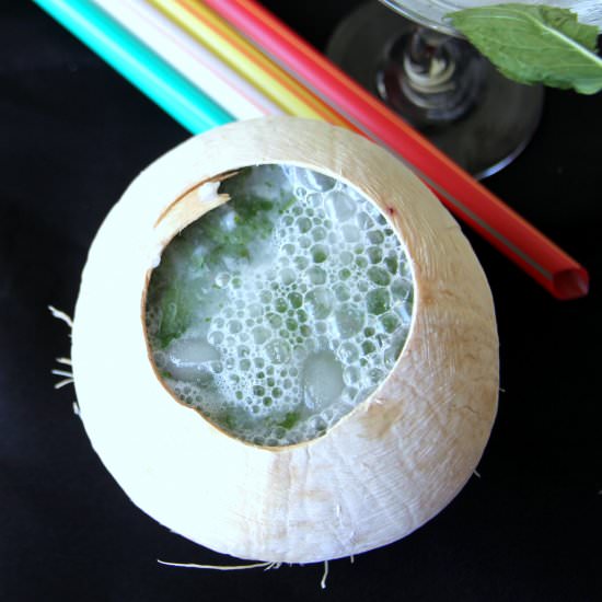 Tender Coconut and Mint Cooler